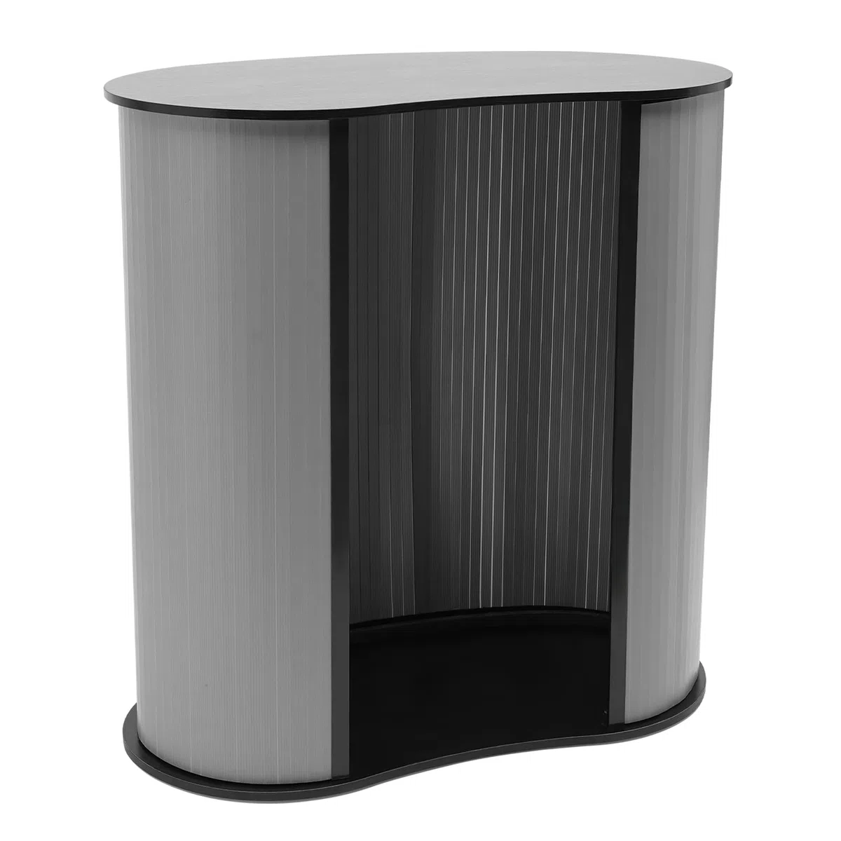 Messetheke Faltbar, 40 x 90 x 90cm Tragbare Messetheke Messetresen mit Tasche, Tragbar Counter Table Stand Display Kapazität 50kg, Empfangstheke Prsentationsstnder