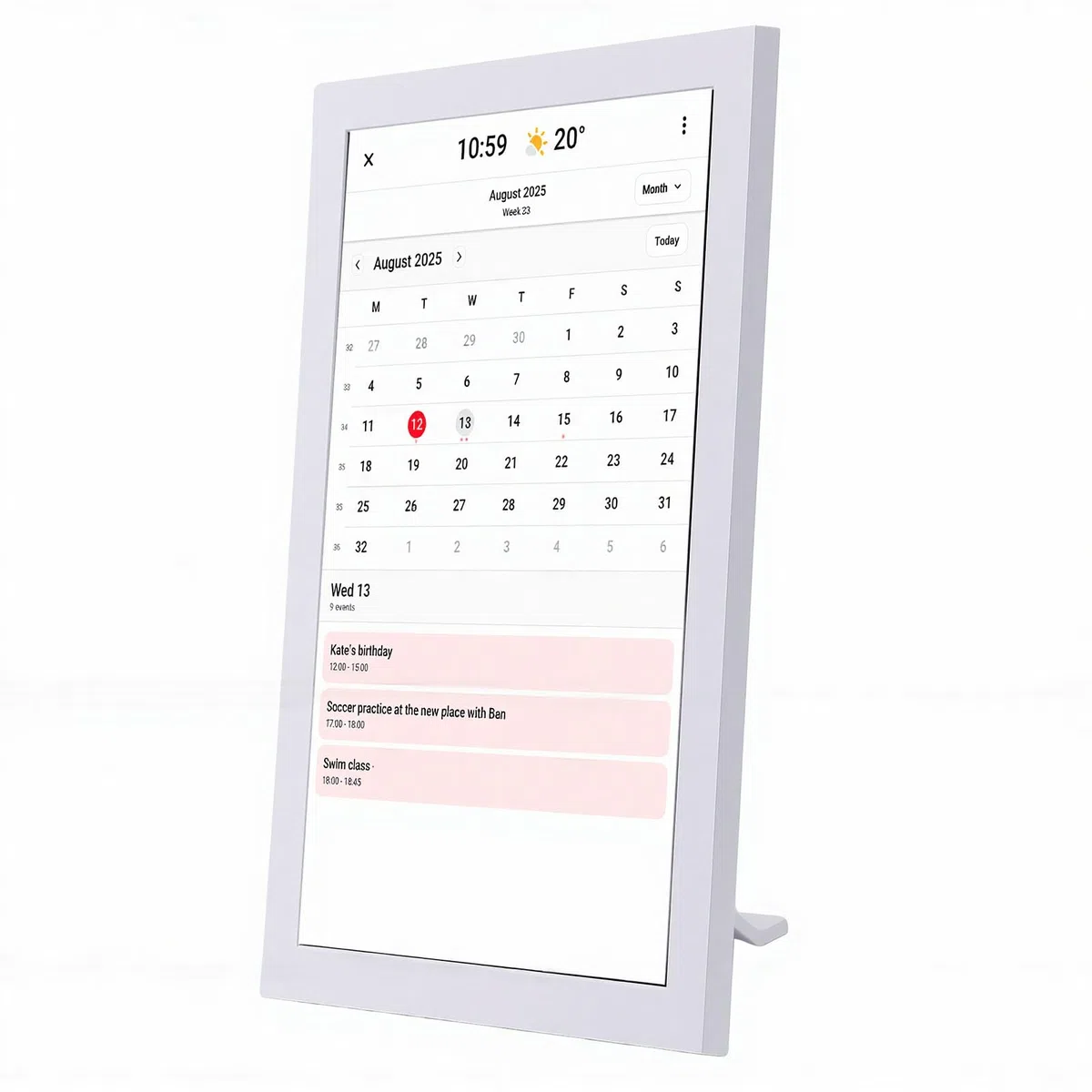 KKPLZZ Intelligenter Digitaler Kalender, 10,1-Zoll-HD-Touchscreen-WLAN-Planer mit Aufgabentabelle für das Familienbüro zu Hause