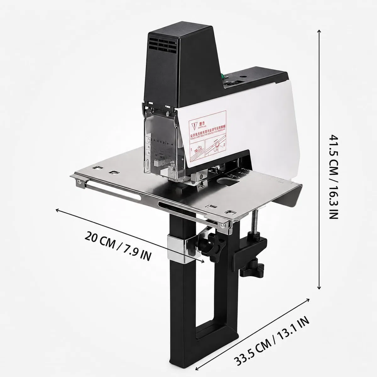 Elektrischer Schreibtischhefter mit Fußpedal, 2-50 Blatt Binder
