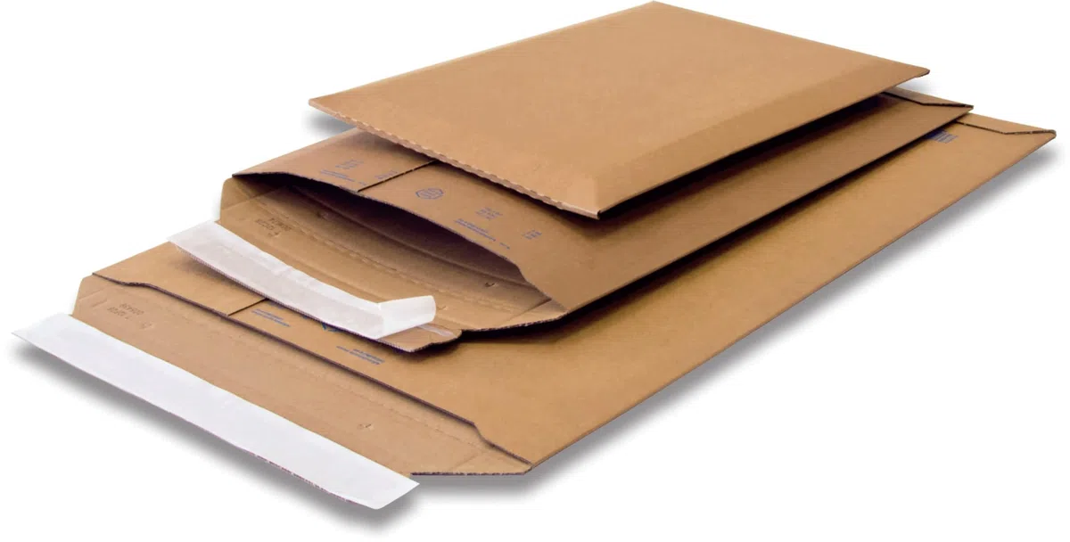 Wellpapp-Versandtasche, B4, braun, Abm (LxB): 286x407mm, mit Selbstklebeverschluss, 500 Stück, Verpackungsheld