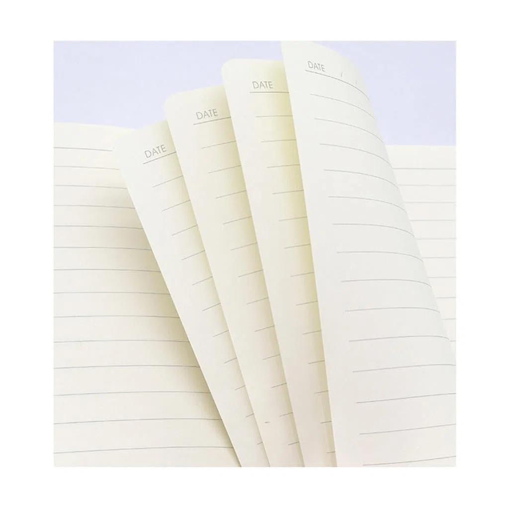 CXBDDF Notizbuch, A5, kontrastierende Farben, dreifach gefaltet, lose Blätter, Geschäftsgeschenk, 14 x 18 cm