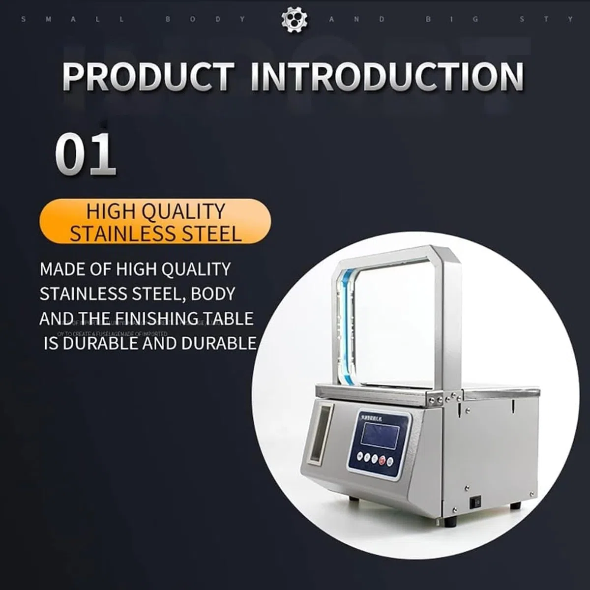 Automatische Bündelmaschine, elektrische Umreifungsmaschine mit Zählfunktion, ideal für Supermärkte, Frischkostläden, Einzelhandelsgeschäfte für schnelle Produktverpackungen