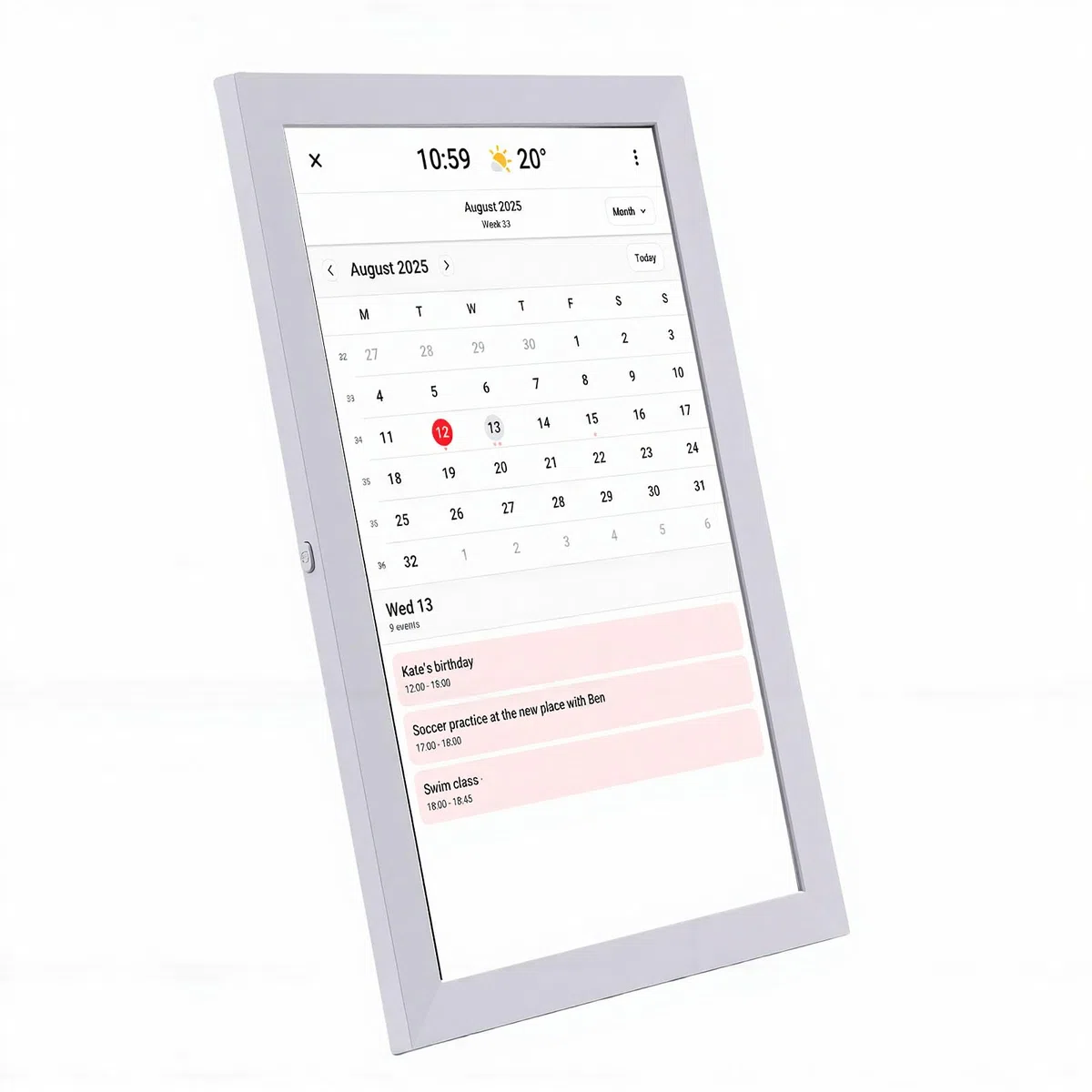 KKPLZZ Intelligenter Digitaler Kalender, 10,1-Zoll-HD-Touchscreen-WLAN-Planer mit Aufgabentabelle für das Familienbüro zu Hause