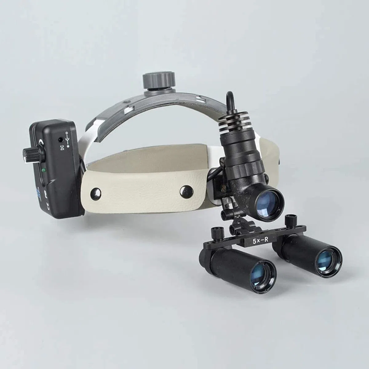 Binokulare Lupe Für Zahnärztliche Operationen, 4- Bis 5-Fache Vergrößerung, Mit 5-Watt-Scheinwerfer, 4-Fach,5X