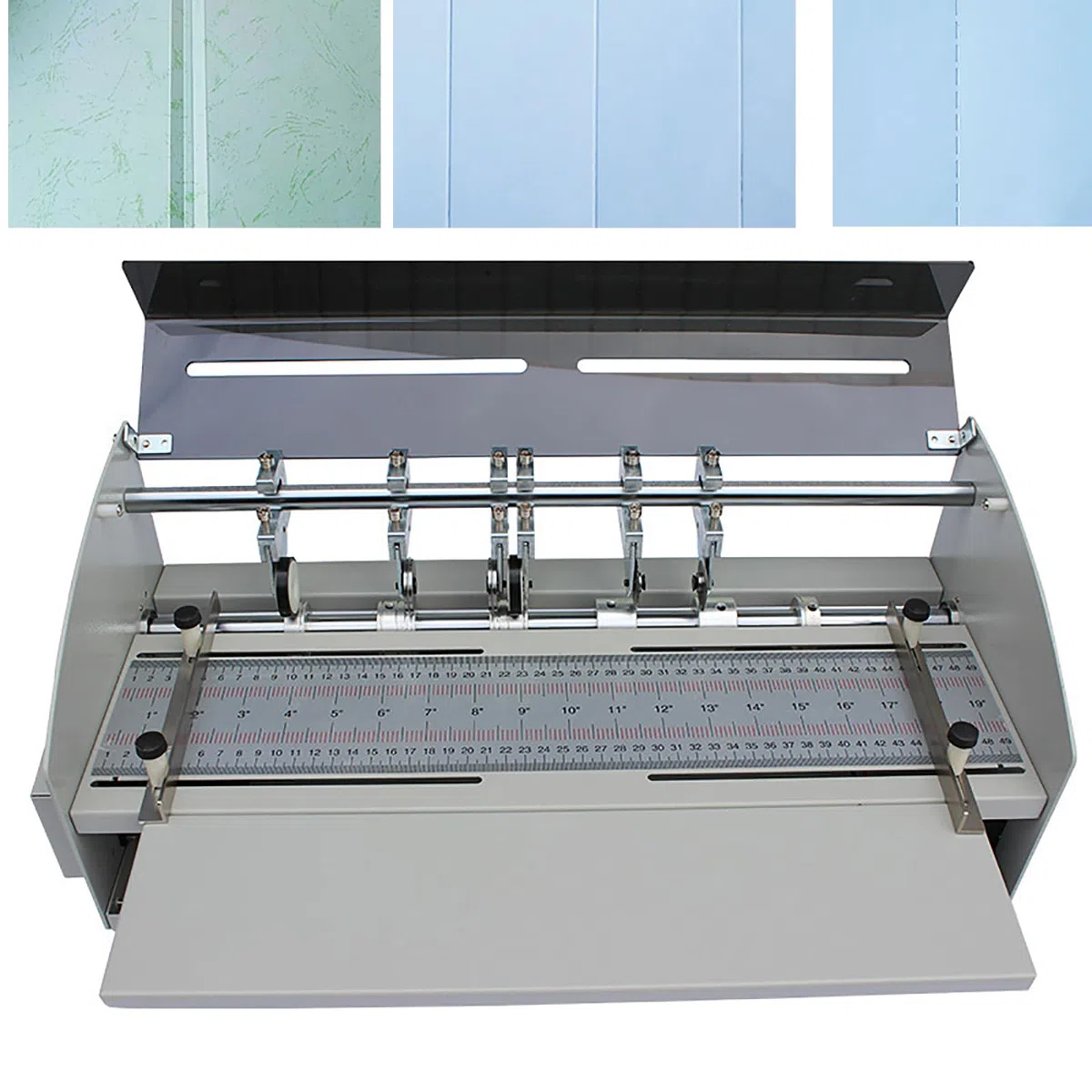 Rückenfalzmaschine, Elektrische Punktlinienfalzmaschine, Falzstärke ≤ 500 G, Alle Längen Anwendbar, Falzbreite 460 Mm, Für Papier