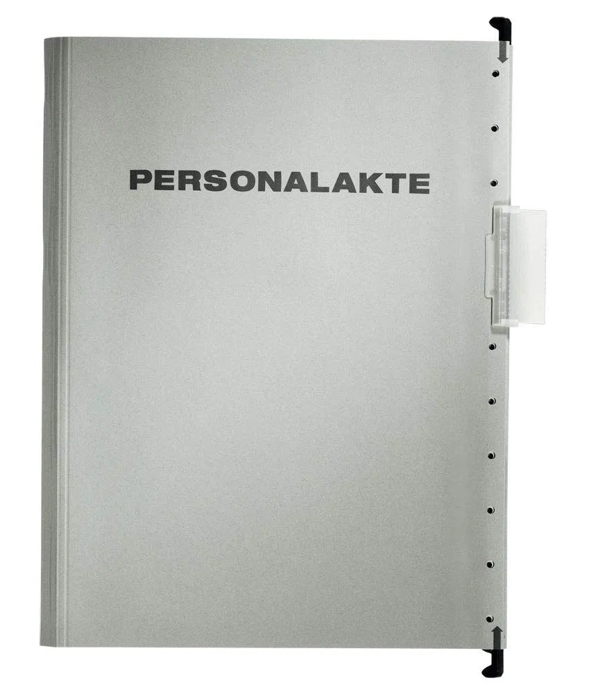 LEITZ Personalakte/Personal-Hängemappe, 6 Fächer, grau 15 Stück