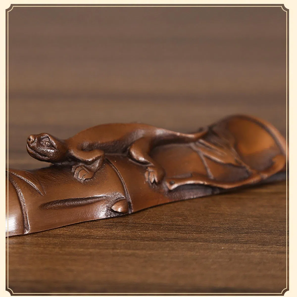 2x Briefbeschwerer mit Tierfigur, die Papier hält, flache Kalligrafie-Briefbeschwerer, Schreibtischdekoration zum Zeichnen, Feng Shui für Zuhause