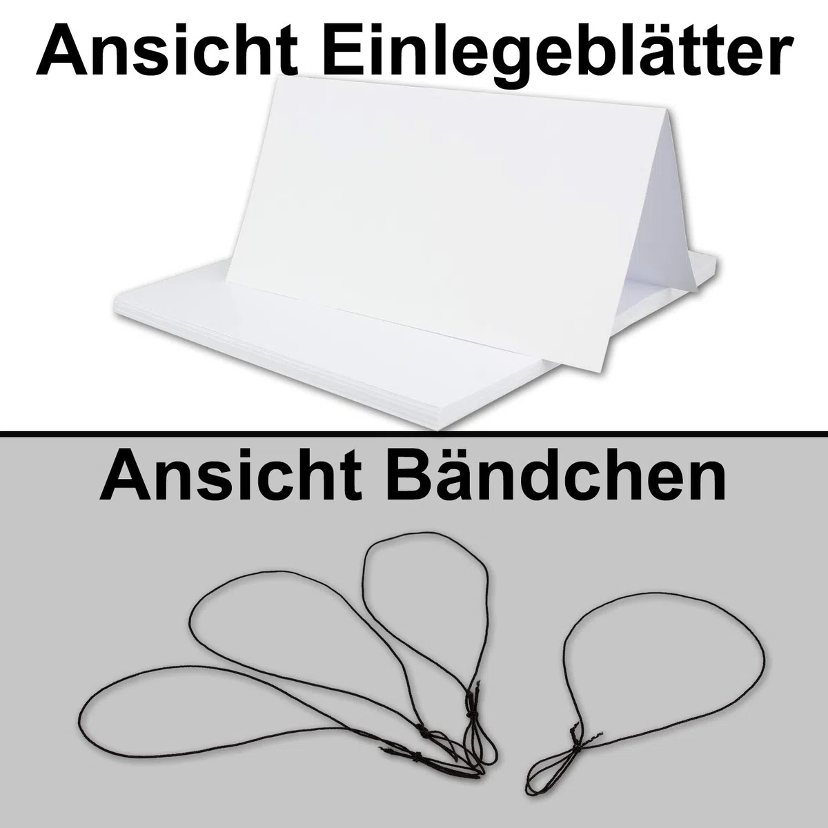 200x Trauerkarte mit Umschlag Set Danksagung - weltlich - DIN Lang Hoch-Format - Danksagungskarten Trauerkarten nach Beerdigung - Trauer-Papiere by GUSTAV NEUSER