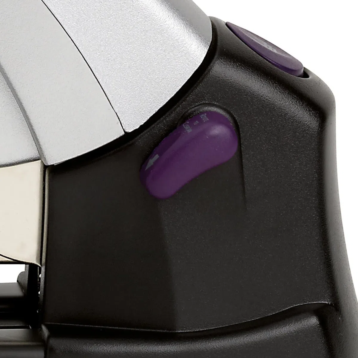Rexel Mercury Blockheftgerät (Hebel komplett Stahl, Papierführung, Heftleistung 120 Blatt) grau