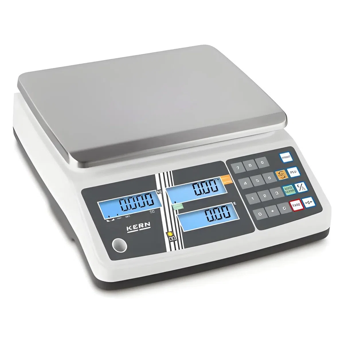 Ladenwaage mit Eichzulassung und Speicherplätzen für Artikelpreise [Kern RPB 15K2DM] Präzision bis 2 g / 5 g, Wägebereich max. 6 kg / 15 kg